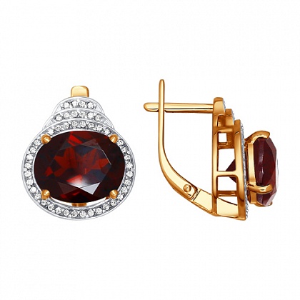 Серьги с Гранатами 723743