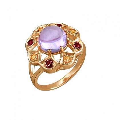 Кольцо с Гранатом 01К316231-7