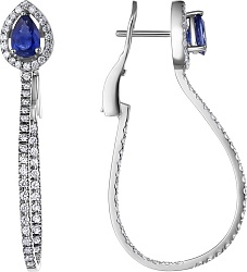 Серьги с сапфиром B-53008-E
