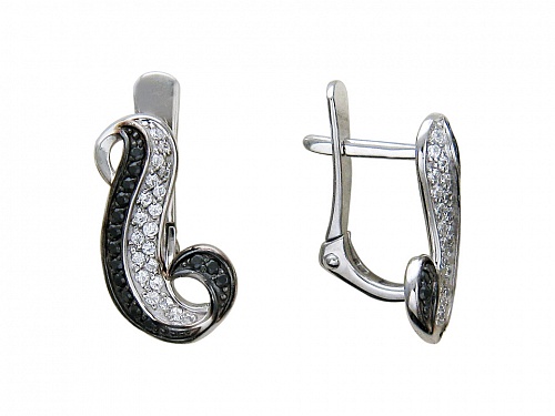 Серьги с Фианитом 01С225547