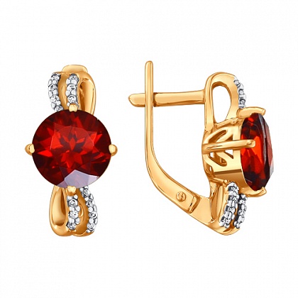 Серьги с Гранатами 723180