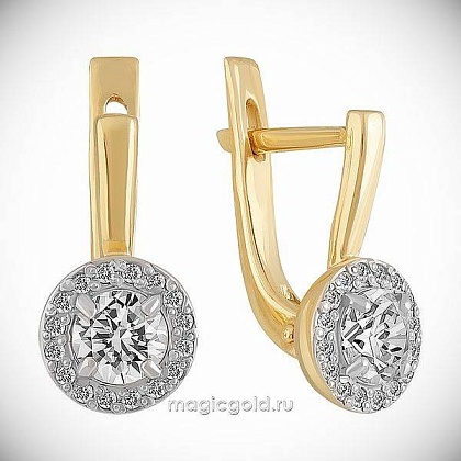 Серьги с бриллиантами 116823