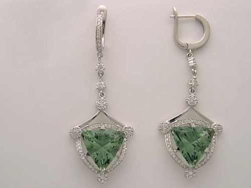 Серьги с аметистами 01С673807