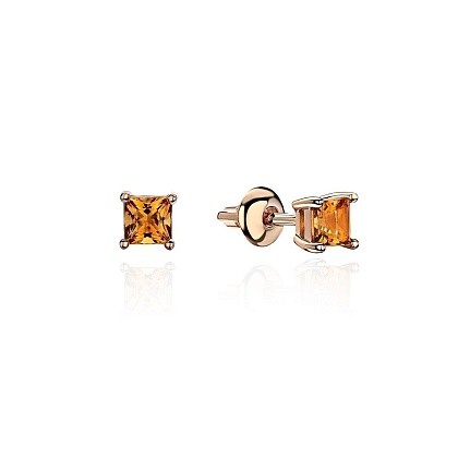 Серьги с цитринами 01С3113969-2