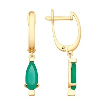 Серьги с агатами 725636