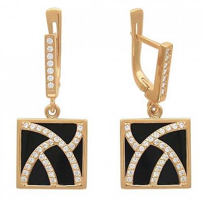 Серьги с агатами 0РС410037