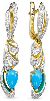 Серьги с Бирюзой 2260715