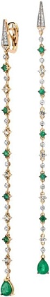 Серьги с изумрудами 01С6313468-2