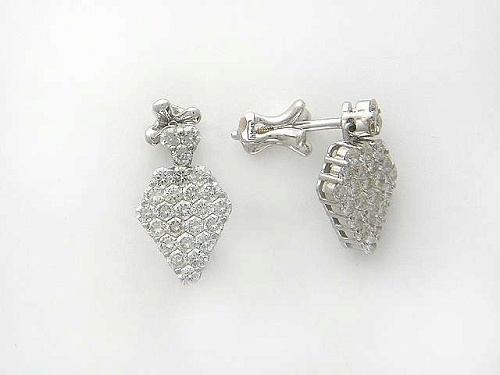 Серьги с бриллиантами 01С674601Z