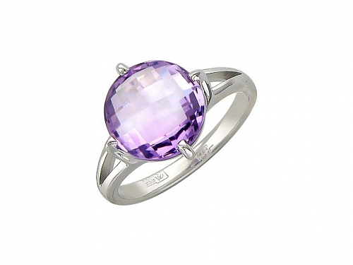 Кольцо с Аметистом 01К326270-1