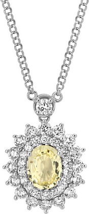 Колье с Сапфиром 01Л621804-7