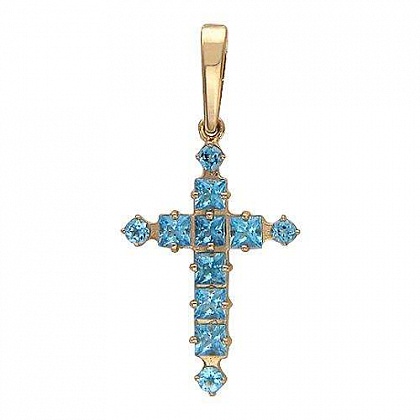 Подвеска с топазами 01Р310680-5
