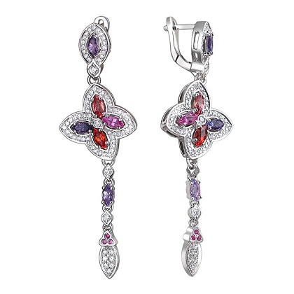 Серьги с сапфиром 01С629958-1