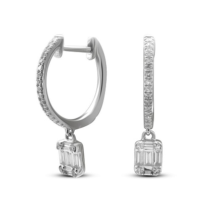 Серьги с бриллиантами 19-12-90915236-AB