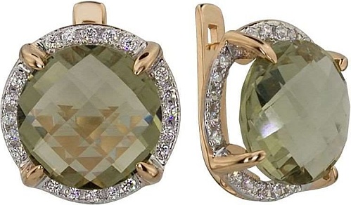 Серьги с аметистами 2181378