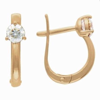 Серьги с бриллиантами 01С614699