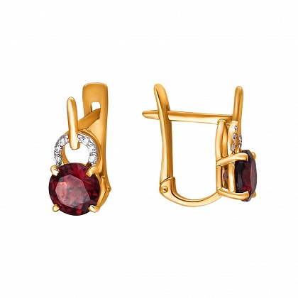 Серьги с Гранатами С16С3133261Г