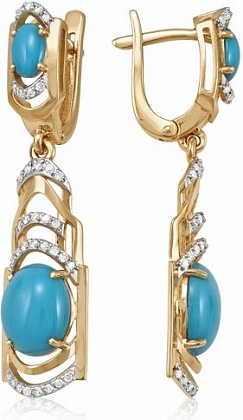 Серьги с Бирюзой 2260251