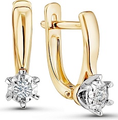 Серьги с бриллиантами B-31298-D