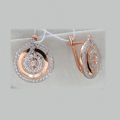 Серьги с Фианитом С12С112900