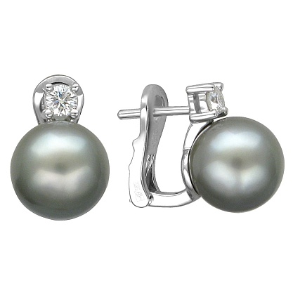 Серьги с жемчугами 01С6212773-2