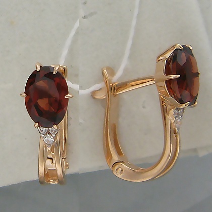 Серьги с Гранатами С16С313089Г