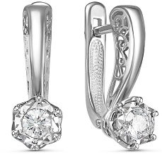 Серьги с бриллиантами B-31373-A