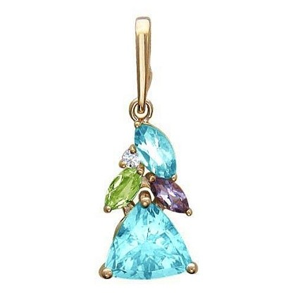 Подвеска с аметистами 01П315673-1