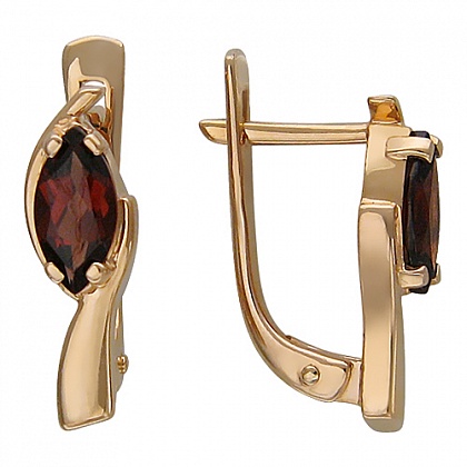 Серьги с Гранатами 01с313927