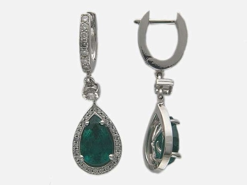 Серьги с сапфиром 01С675061L