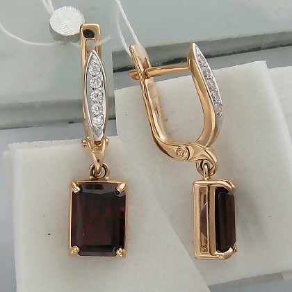 Серьги с Гранатами С16С313061Г