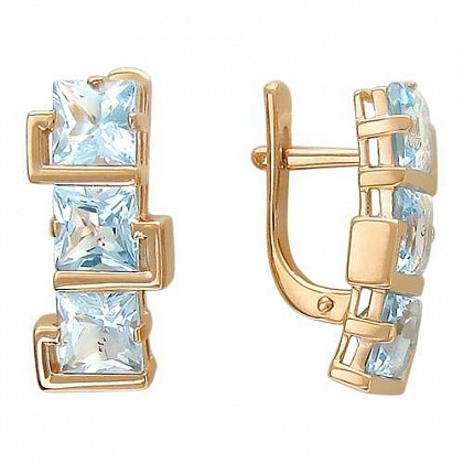 Серьги с Гранатами 01С312918