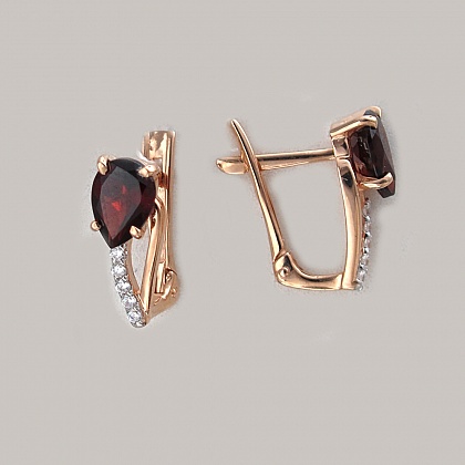 Серьги с Гранатами С16С3131191Г