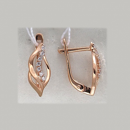 Серьги с Фианитом С12С112538