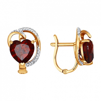 Серьги с Гранатами 723690