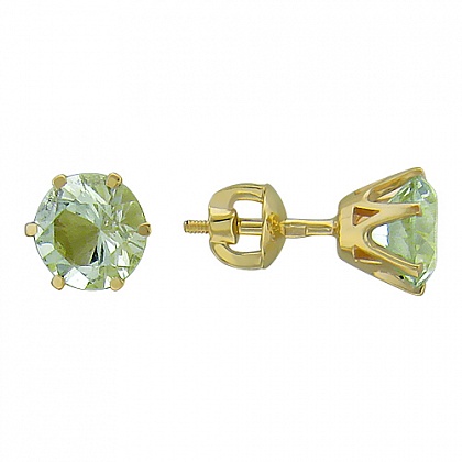Серьги с аметистами 01С337544