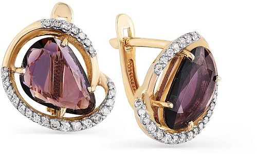 Серьги с шпинелью 2168577