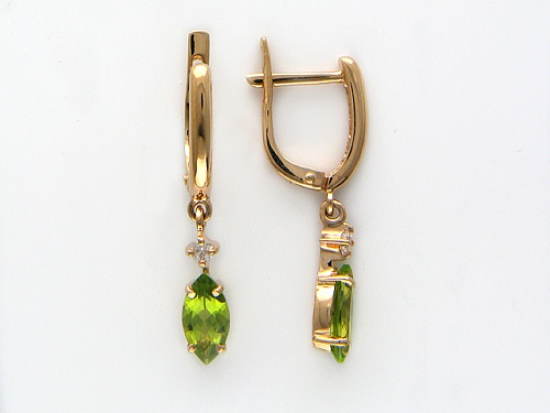 Серьги с Гранатами Л3С310423