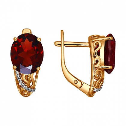 Серьги с Гранатами 723051
