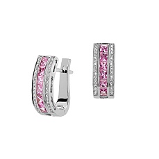 Серьги с сапфиром J-1С6211874--F