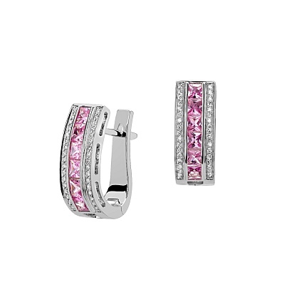 Серьги с сапфиром 01С6211874-6