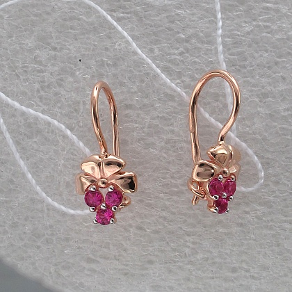 Серьги с Фианитом 01С219448