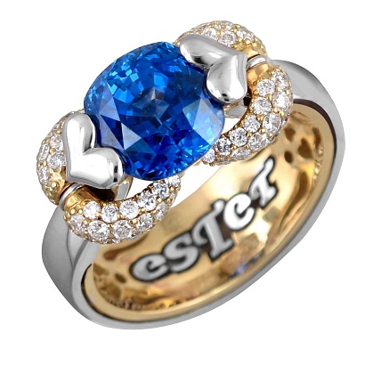 Кольцо с Сапфиром 01К683949-2