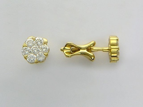 Серьги с бриллиантами 01С643087Z