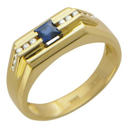 Печатка с Сапфирами 01Т643845-1