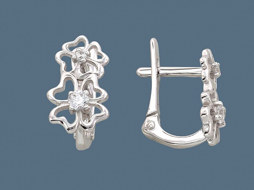 Серьги с Фианитом 01С125952