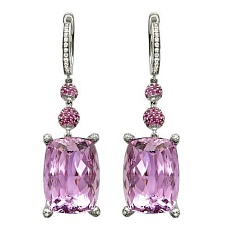 Серьги Е01С674559LТ c Сапфиром
