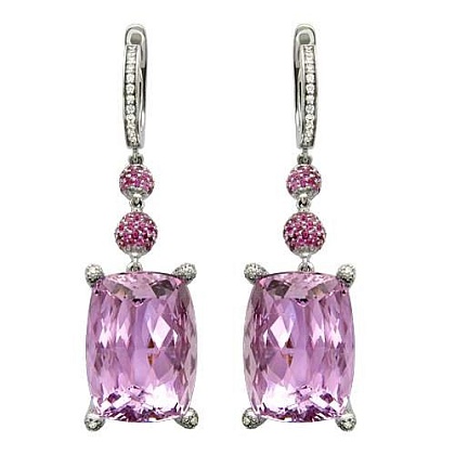 Серьги с сапфиром 01С674559L