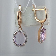СЕРЬГИ ЕС16С3133207Т c Аметистом