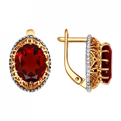 Серьги с Гранатами 723139